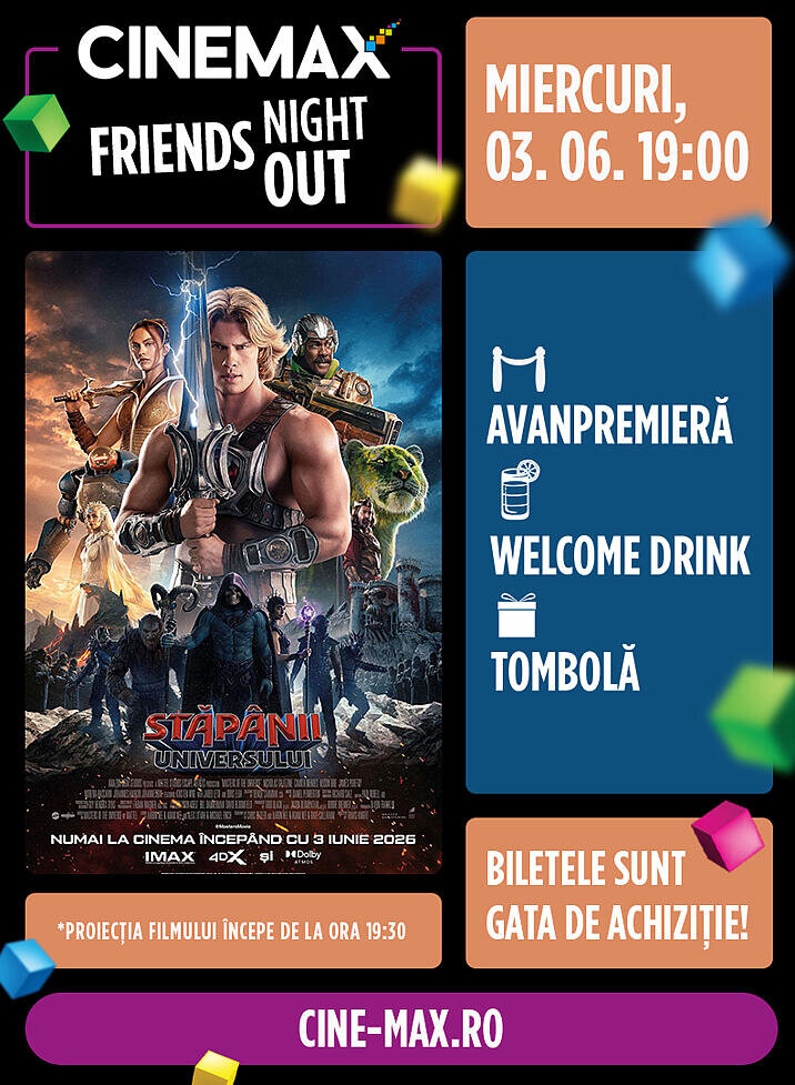 Friends Night Out: Stăpânii universului