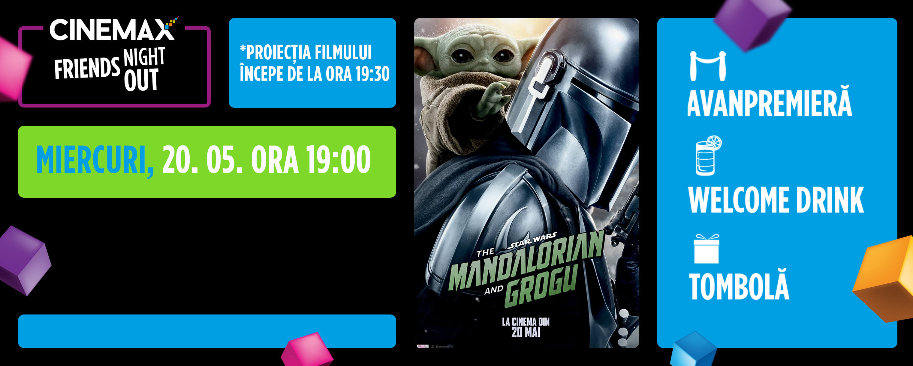 Friends Nights Out: The Mandalorian and Grogu