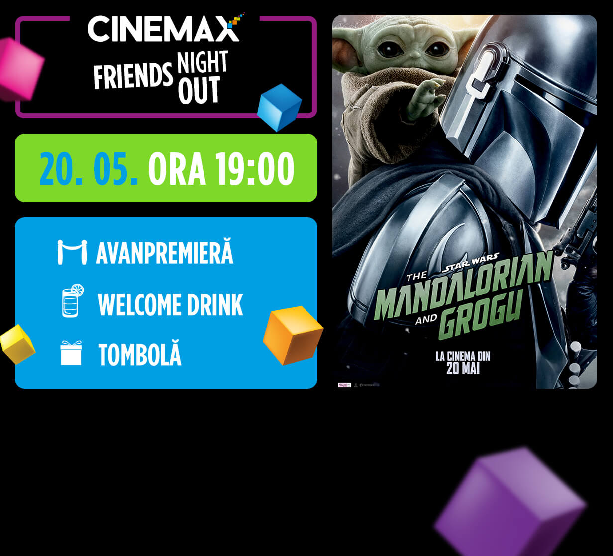 Friends Nights Out: The Mandalorian and Grogu